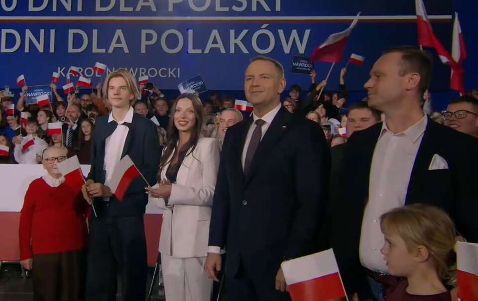 Prezydent Karol Nawrocki w Mińsku Mazowieckim podsumował pierwsze 100 dni swojej prezydentury. / autor: X @prezydentpl