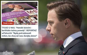 Wicemarszałek Sejmu Krzysztof Bosak z Konfederacji o reportażu TV wPolsce24 nt. handlu dziećmi.  / autor: Fratria