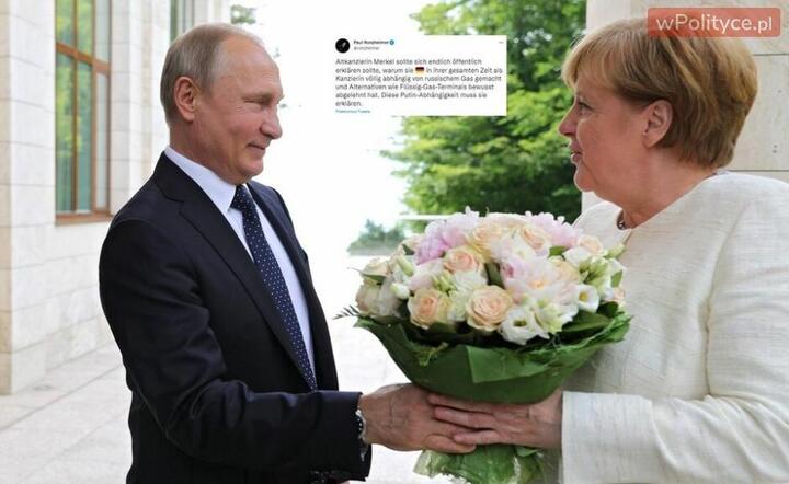 Władimir Putin i Angela Merkel  / autor: Kremlin.ru, CC BY 4.0 <https://creativecommons.org/licenses/by/4.0>, via Wikimedia Commons