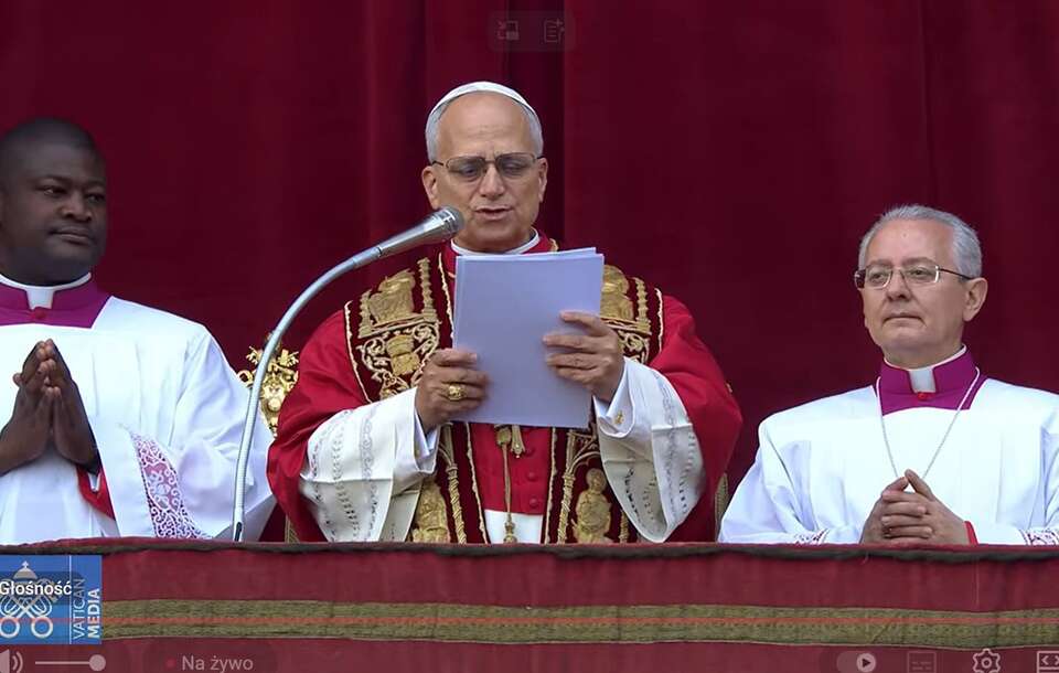 Papież Leon XIV w orędziu Urbi et Orbi / autor: Vatican Media