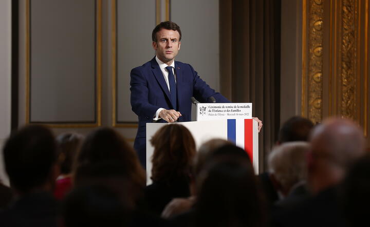 prezydent Francji Emmanuel Macron / autor: fotoserwis PAP