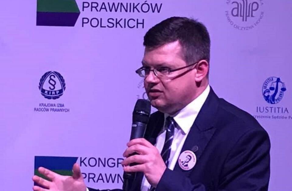 Prezes Stowarzyszenia Sędziów Polskich 'Iustitia' sędzia Krystian Markiewicz / autor: Facebook Iustitia Polska - 'Polish Judges'. 