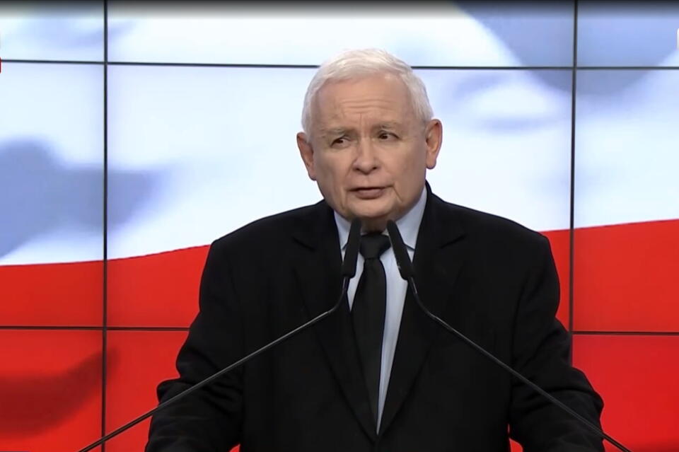 Jarosław Kaczyński  / autor: screenshot TVP Info 