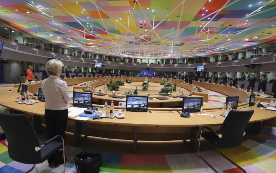 Slaa posiedzeń Rady Europejskiej / autor: Fot. PAP