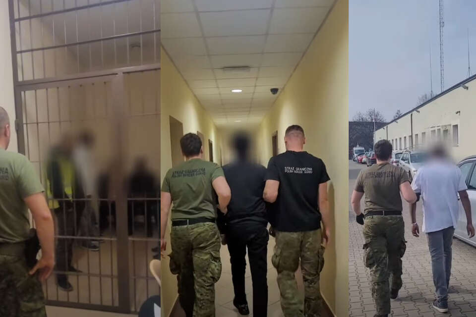 Śląski Oddział Straży Granicznej w środę zatrzymał sześciu obywateli Indii i jednego obywatela Sri Lanki, pracujących w PKM Tychy jako kierowcy autobusów, bez wymaganych do tego zezwoleń. / autor: YouTube/@XXSTRAZGRANICZNAXX