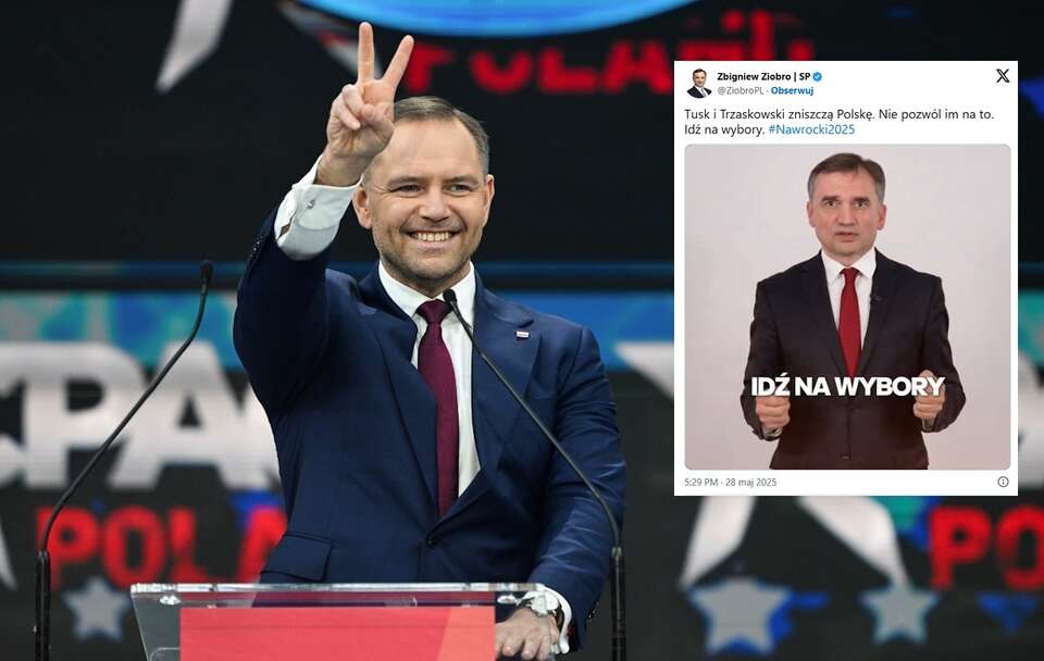 Nawrocki gwarantem suwerenności państwa polskiego / autor: PAP/Darek Delmanowicz, X/Zbigniew Ziobro