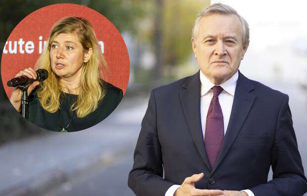 Hanna Radziejowska, prof. Piotr Gliński  / autor: Fratria