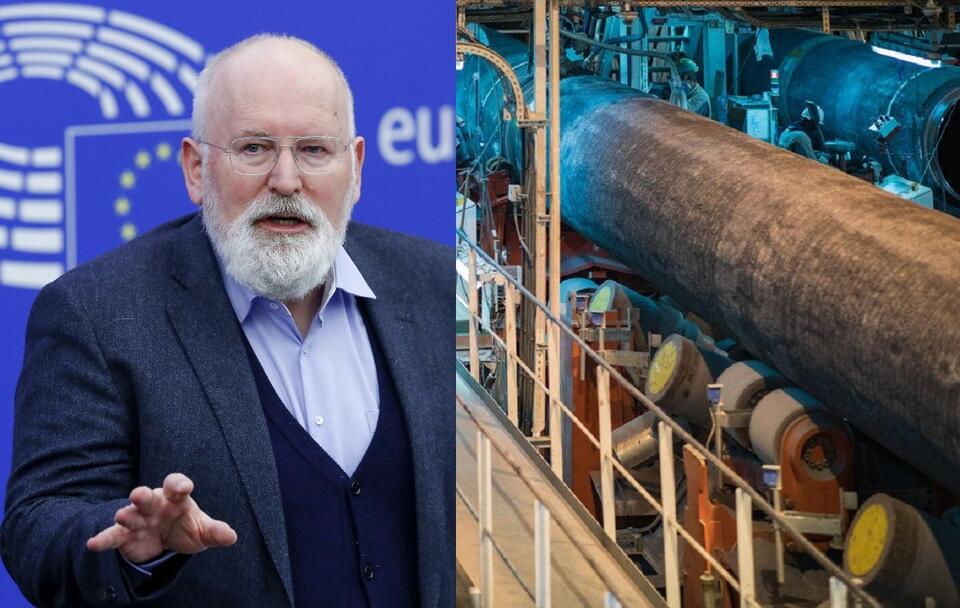 Frans Timmermans/Nord Stream 2 / autor: PAP/EPA/Nord Stream 2 Corp./Twitter