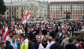 Białoruś: wielka demonstracja opozycji w Mińsku