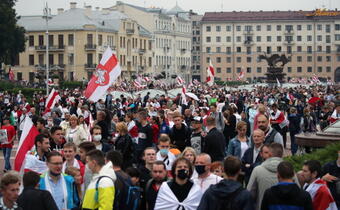 Białoruś: wielka demonstracja opozycji w Mińsku