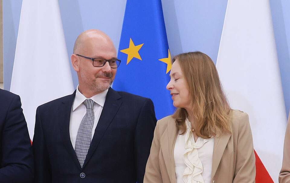Maciej Berek i Katarzyna Pełczyńska-Nałęcz / autor: PAP/Leszek Szymański