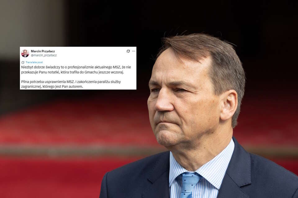 Radosław Sikorski / autor: Fratria/X-Marcin Przydacz, screen