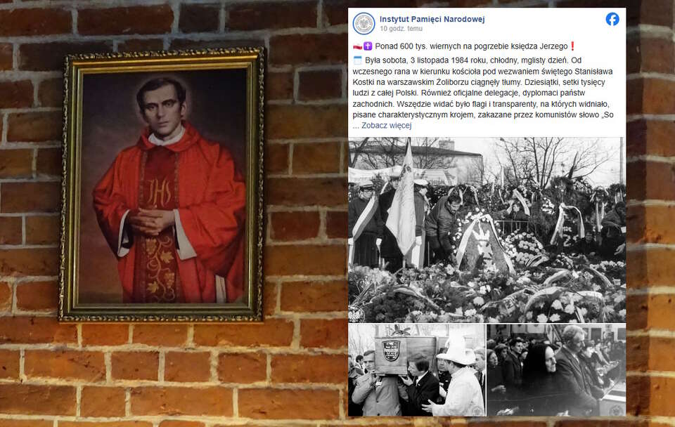 Bł. ks. Jerzy Popiełuszko / autor: Fratria/X