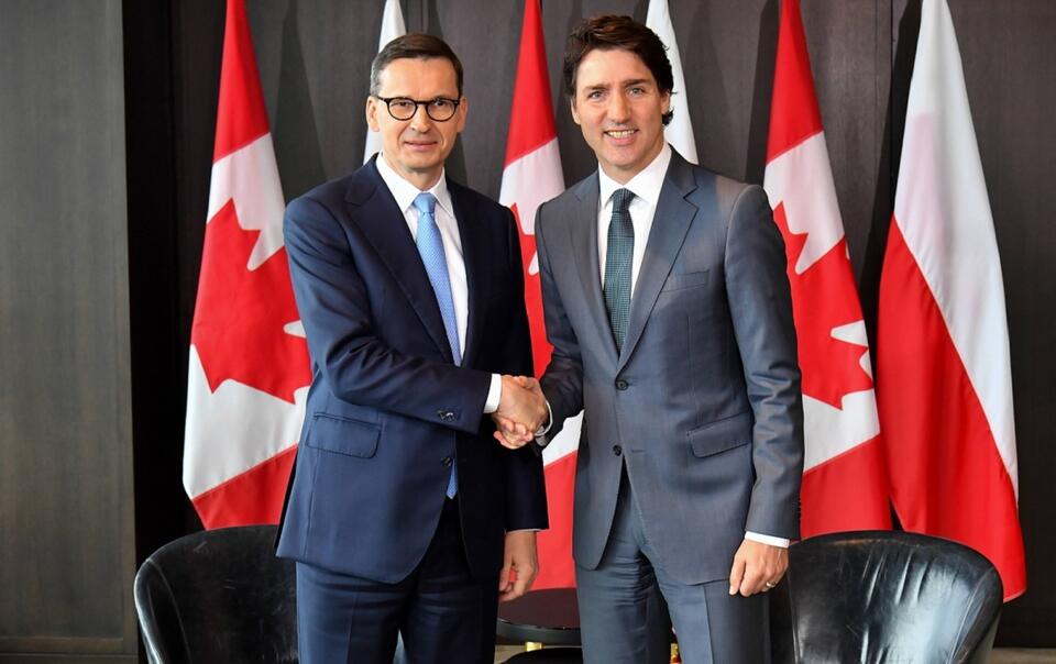 Spotkanie Morawiecki-Trudeau. 
