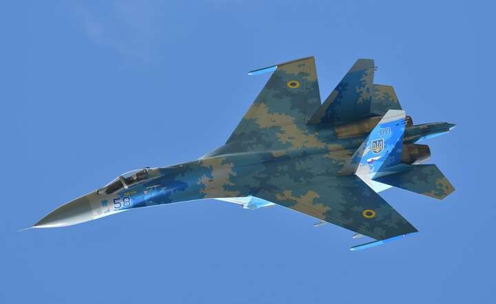 Ukraiński myśliwiec Su-27 / autor: Pixabay
