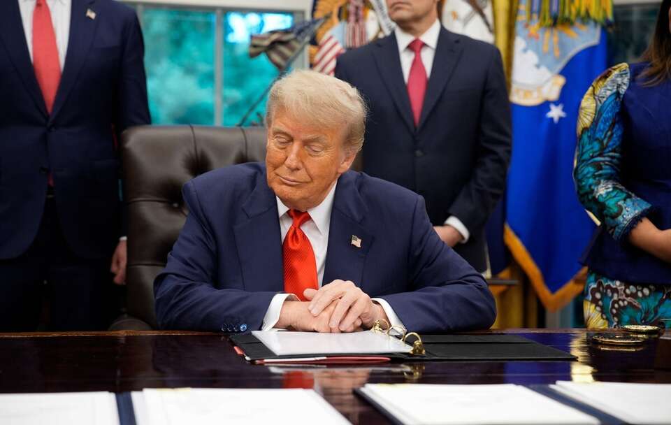 Donald Trump / autor: PAP/EPA/YURI GRIPAS / POOL
