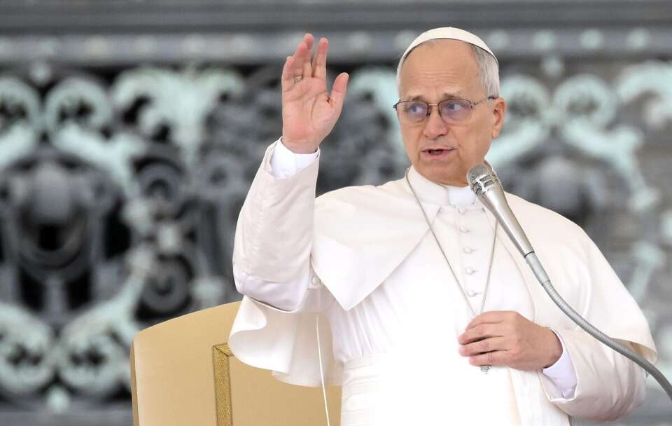 Papież Leon XIV / autor: PAP/EPA/ETTORE FERRARI