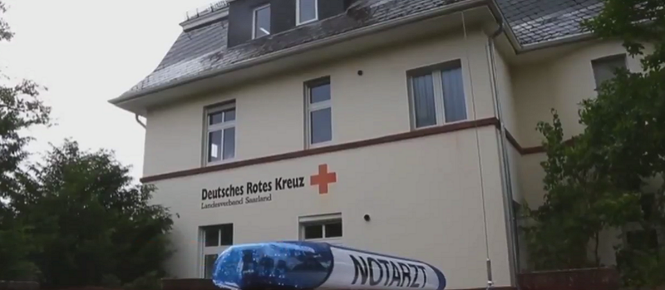 Ośrodek pomocy dla uchodźców Niemieckiego Czerwona Krzyża / autor: Twitter
