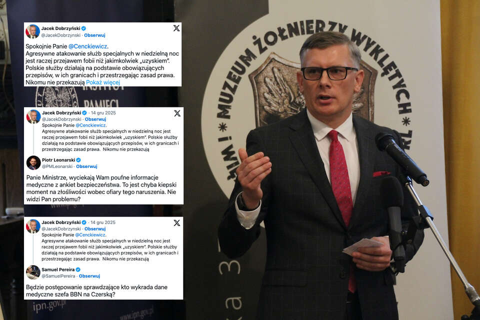 Bulwersujący wpis Dobrzyńskiego dot. Cenckiewicza