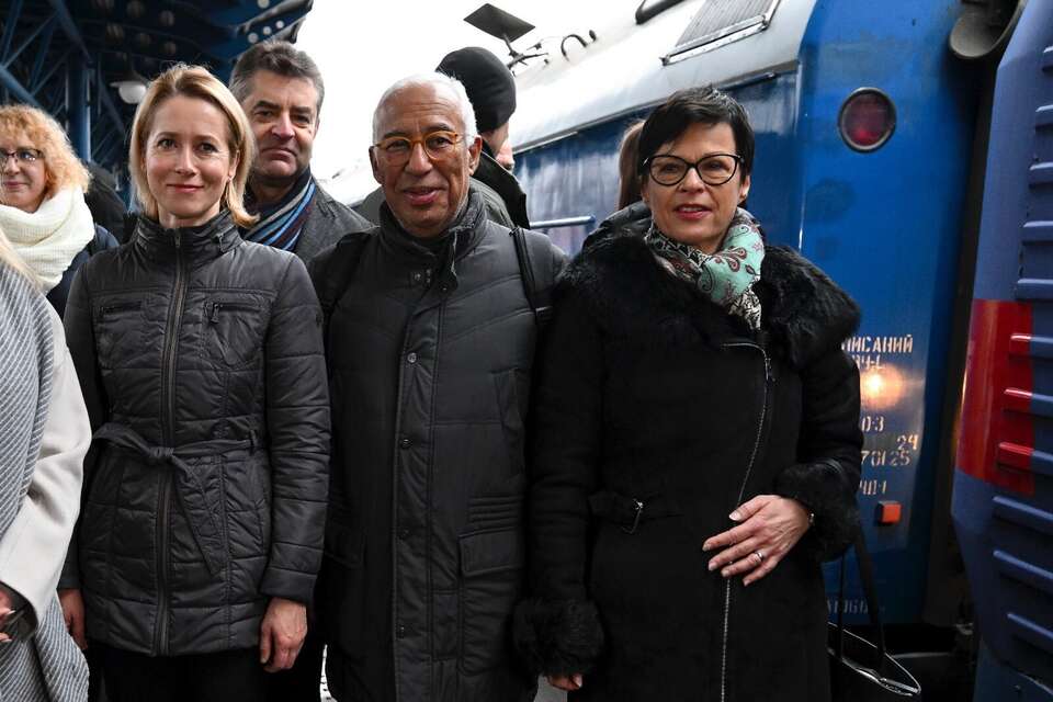    Kaja Kallas,Antonio Costa i Marta Kos / autor: https://x.com/eucopresident