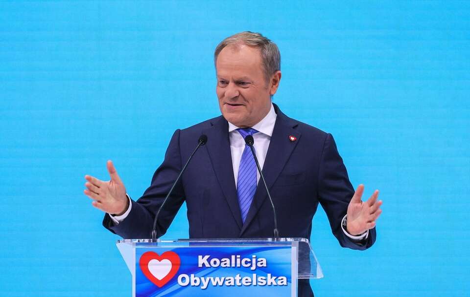 Tusk na konwencji pomylił Jana Pawła II z ks. Popiełuszką?!