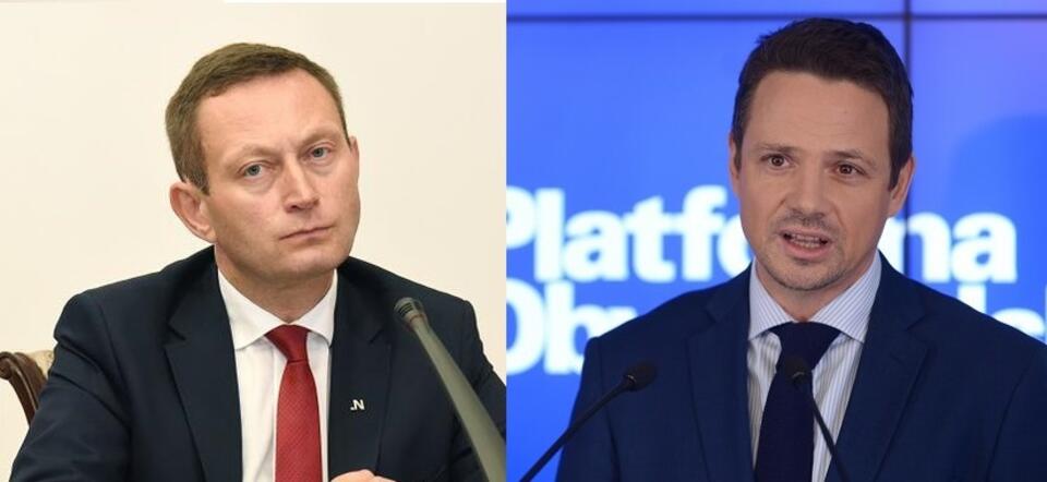 Paweł Rabiej i Rafał Trzaskowski / autor: Fratria/PAP/Jakub Kamiński