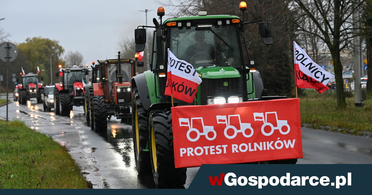 Drogowy protest rolników przeciwko Mercosur