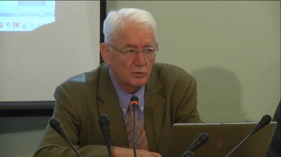 Krzysztof Wyszkowski w czasie wystąpienia w Sejmie, Fot. M. Czutko