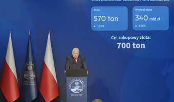 Glapiński: mamy już 570 ton złota
