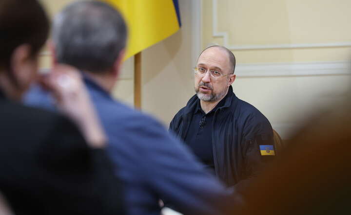Premier Ukrainy Denis Szmyhal / autor: PAP/Viktor Kovalchuk
