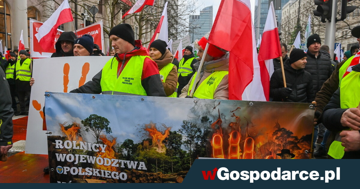 Protest rolników pod hasłem „5 x stop”