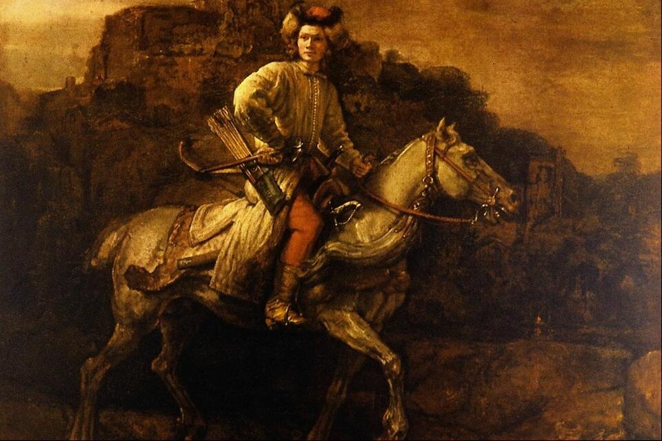 "Jeździec polski" Rembranta / autor: Wikimedia Commons