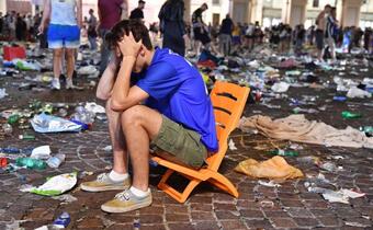 Psychoza terrorystyczna we Włoszech: 1527 rannych po wybuchu paniki w strefie kibica w Turynie