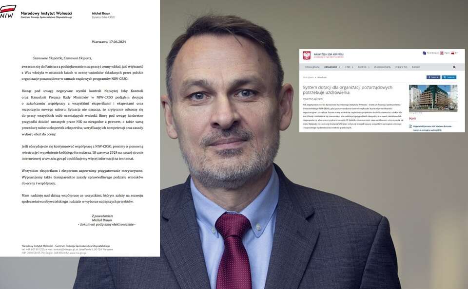 Wojciech Kaczmarczyk, b. prezes NIW-CRSO / autor: Fratria