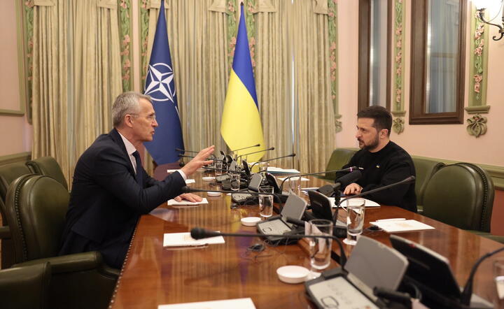 Sekretarz Generalny NATO Jens Stoltenberg z wizytą w Kijowie / autor: PAP/EPA