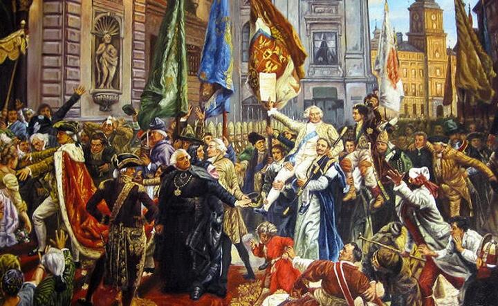 'Konstytucja 3 maja 1791 roku', obraz Jana Matejki  / autor: gov.pl