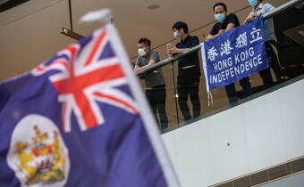Johnson i Trump krytykują chińskie plany wobec Hongkongu