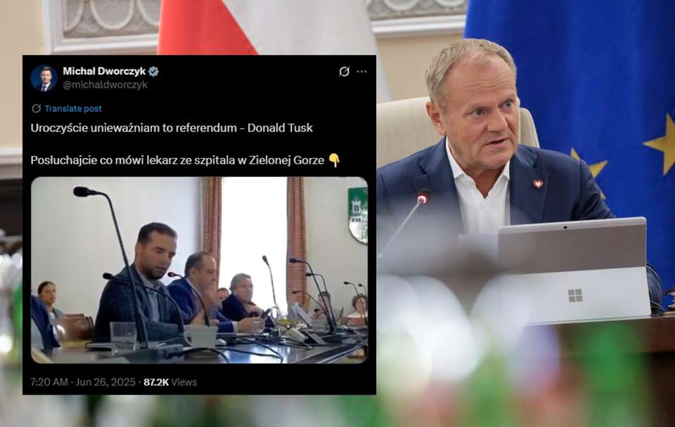 Donald Tusk / autor: PAP/Szymon Pulcyn/X