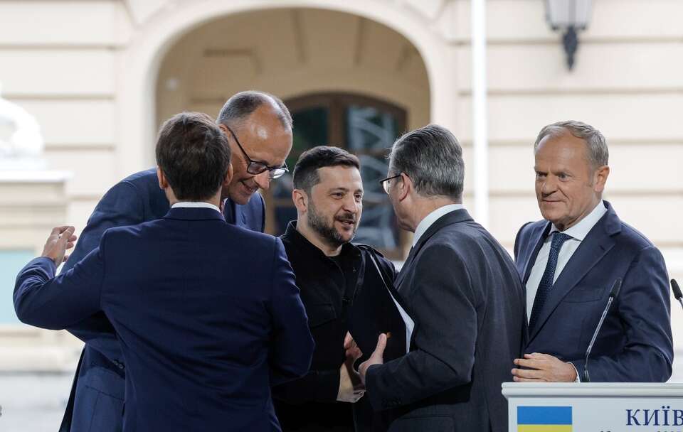 Donald Tusk / autor: PAP/EPA/SERGEY DOLZHENKO