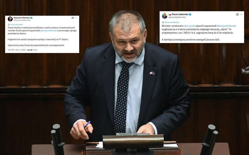 Minister Waldemar Żurek / autor: PAP/Piotr Nowak