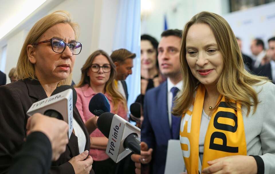 Paulina Hennig-Kloska i Katarzyna Pełczyńska-Nałęcz / autor: PAP/Marcin Obara/Leszek Szymański