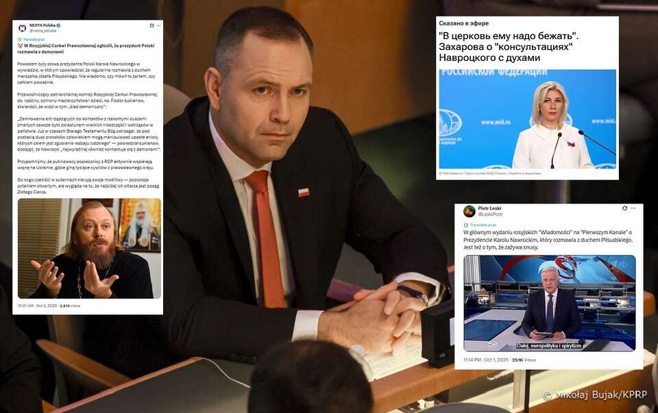 Prezydent Karol Nawrocki / autor: Mikołaj Bujak/KPRP/X:@LeskiPiotr, @@nexta_polska/radiosputnik.ru
