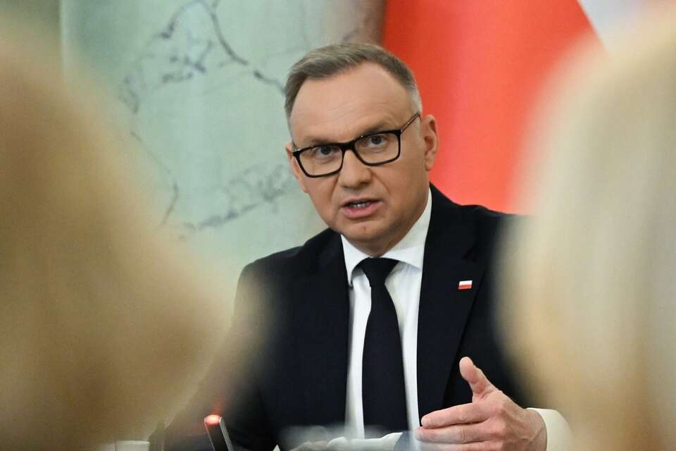 Prezydent RP Andrzej Duda na wczorajszym posiedzeniu Rady Dialogu Społecznego / autor: PAP/Radek Pietruszka