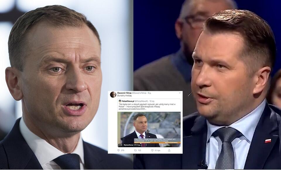 autor: Fratria; Twitter; TVP Info