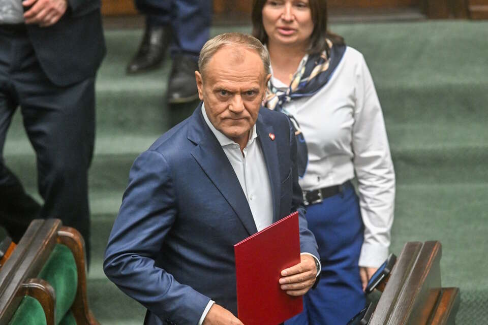 Tusk obrażał i kłamał z mównicy sejmowej / autor: PAP/Radek Pietruszka