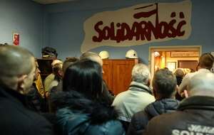 Msza dla rodzin protestujących górników w Czechowicach-Dziedzicach / autor: PAP/Jarek Praszkiewicz