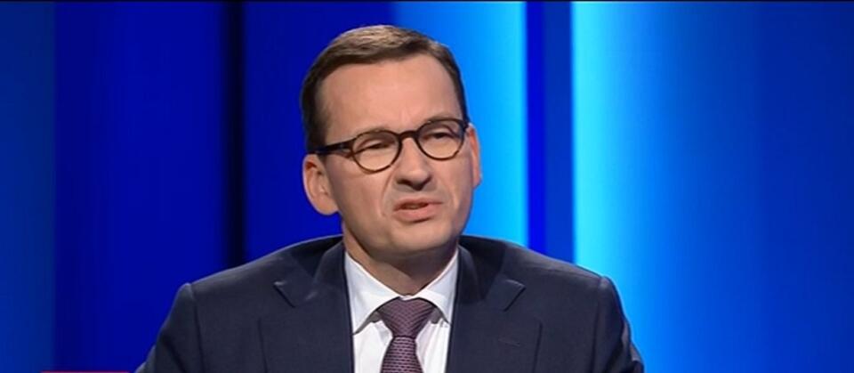Premier Mateusz Morawiecki / autor: wPolityce.pl/TVP