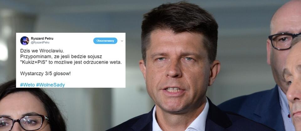 autor: PAP/Jacek Turczyk, Twitter/Ryszard Petru