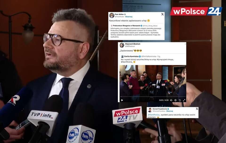 Efekt pytań wPolsce24? Skiba poszedł na urlop. Burza w sieci