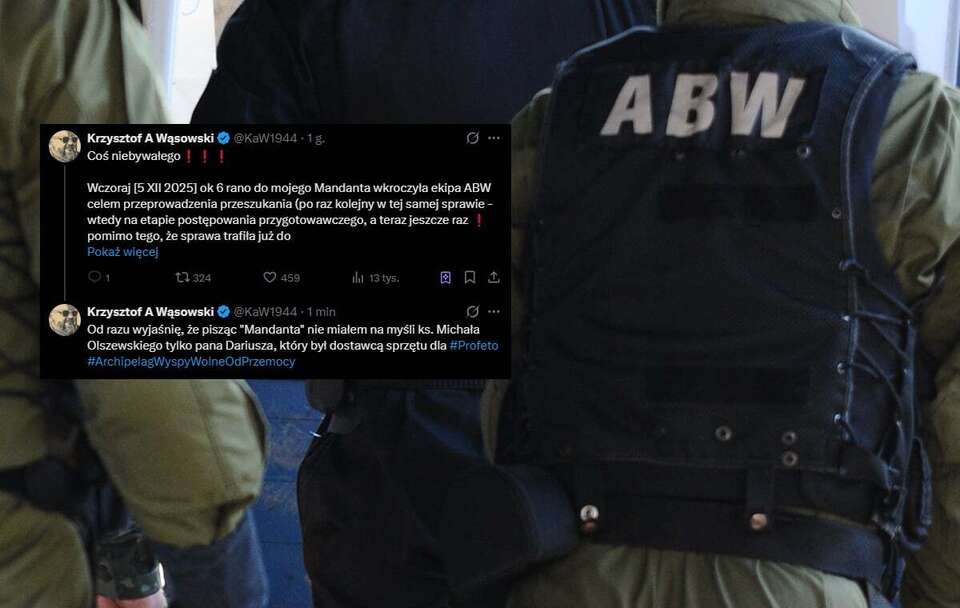 mec. Krzysztof Wąsoski ujawnia szokujące informacje ws. akcji ABW